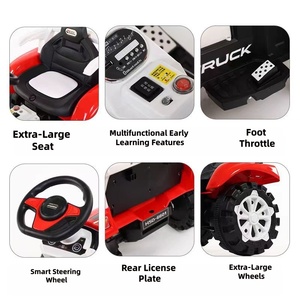 Nuovo Arrivo: <span class=keywords><strong>Auto</strong></span> Elettrica per Bambini a 6 Ruote, Trattore con Cassone Ribaltabile Idraulico, Telecomando, <span class=keywords><strong>Batteria</strong></span> Ricaricabile, per Bambini 2-7 Anni - Product Image 5