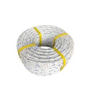 (Tali JINLI) 1/2 "tali nilon putar putih untuk peralatan bertahan hidup luar ruangan, pembuatan tali nilon