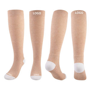 Calcetines de Compresión de Bambú de 20-30 mmHg, Cómodos, Súper Suaves, Populares, con Logotipo Personalizado, Deportivos, de Rizo, con Punta Sin Costuras - Product Image 6