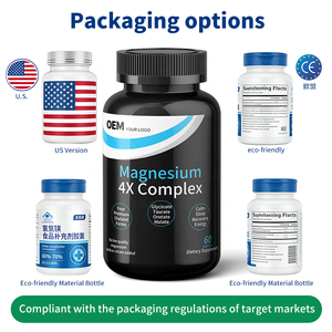 Cápsulas de Magnesio 4X Complex, Cumplen con las Normas de EE. UU./UE, cGMP/Ley Alimentaria de la UE |   Proveedor de Marca Privada para Clientes Transfronterizos - Product Image 6