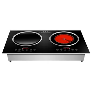 3500w Double Burner Induction Cooker Electric Ceramic Stove Top