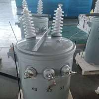 167 Kva 225 Kva 34.5kv a 480/240V Transformador de instalación de poste monofásico cilíndrico de alto rendimiento