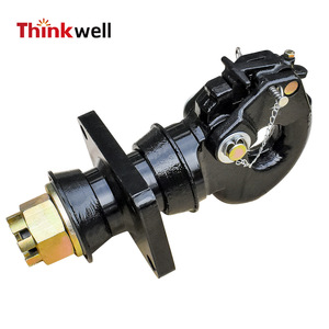 Gancho de Remolque Giratorio de Alta Resistencia 50T de Acero Forjado con Recubrimiento de Polvo Negro para Camiones Pesados - Product Image 2