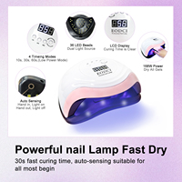 Kit de manucure tout-en-un ISAY BEAUTY avec lampe UV LED, base et top coat, vernis gel UV non toxique (33 couleurs)