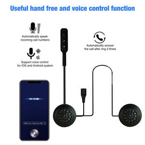 Casque de <span class=keywords><strong>moto</strong></span> sans fil, haut-parleur de casque de <span class=keywords><strong>moto</strong></span>, écouteurs mains libres - Product Image 4