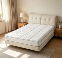 Matelas compressé King Queen Single Size en boîte, marques de matelas à mémoire de forme et à ressorts ensachés