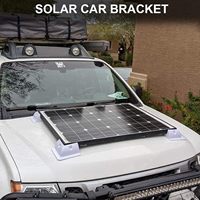 Braket Panel Surya ABS Grosir Pabrik, Kit Penyangga Pemasangan PV Plastik untuk Atap RV, Karavan, Kapal Pesiar, Camper Van