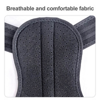 Nouveau gros respirant réglable maille tissu bosse colonne vertébrale Posture correcteur sangle arrière soutien ceinture ceintures pour hommes