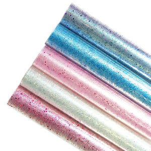 공장 직영 컬러 반짝이 투명 TPU 스트레치 필름 육각 시트 TPU 필름 핸드백 장식 직물 - Product Image 5