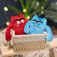 Boneka Monster Emosional Warna-Warni Anak-Anak Baru 2025, Set Boneka Emosi, Mainan Edukasi Sensorik untuk Anak-Anak, Bantal, Hadiah