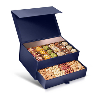 Cesto Regalo di Frutta Secca e Noci Naturali 730gr/25,75 Oz, Assortimento di Noci e Snack Salutari in Scatola a Cassetto - per Regalo di Natale - Product Image 1