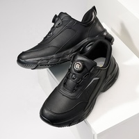 GUYISA Chaussures de chef imperméables et antidérapantes pour hommes Chaussures de sécurité à semelle extérieure SRC avec tige en microfibre