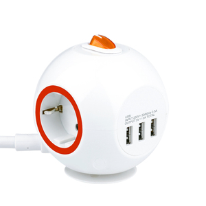 Hot khuyến mại Đức Cube Ổ cắm điện dải 3 cổng USB điện đa-cắm ổ cắm cho Angola <span class=keywords><strong>Ireland</strong></span> germany-đánh giá 16A - Product Image 5