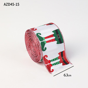 <span class=keywords><strong>Ruban</strong></span> <span class=keywords><strong>de</strong></span> Noël en satin à motif <span class=keywords><strong>sapin</strong></span>, guirlandes festives, <span class=keywords><strong>ruban</strong></span> décoratif - Product Image 2