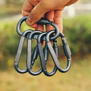 ENJOY NEW Style Carabiner For Outdoor Hiking Camping 10 In 1 Multi Tools Camping Stainless Steel Spring Carabiner Hook
