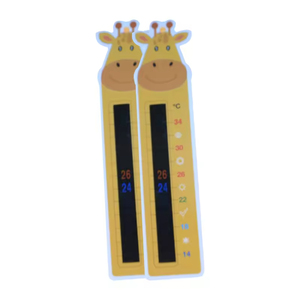 مقياس حرارة منزلي متغير اللون لبطاقة ورقية لدرجة حرارة الغرفة - Product Image 2