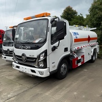 Camion-citerne à carburant diesel Foton <5000L avec pompe, distributeur et débitmètre