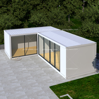 Cabine de vie panoramique avec Sensation flottante "Space-Level" Sanctuaire de solitude dans la ville Maison en conteneur flottant