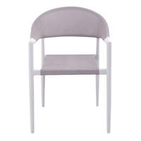 Nouveau confortable Patio Porche fauteuils en aluminium meubles extérieur jardin café Teslin chaise de salle à manger à vendre