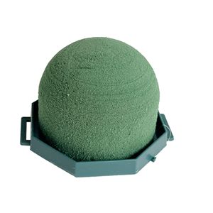 Boule de mousse florale verte 12cm pour centres de table de mariage et décorations de table - Product Image 1