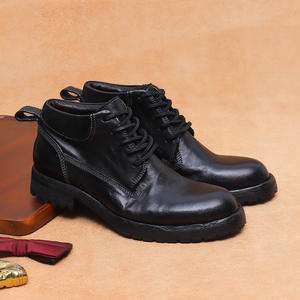 Chaussures plates décontractées et habillées pour hommes en cuir véritable respirant, légères, antidérapantes, pour l'extérieur - Product Image 4