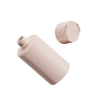Personalizado 300ml 10oz HDPE Hombro cuadrado Mate Suave al tacto Squeeze Tapas de bomba de grasa para champú Cuidado DE LA PIEL Tapas de botellas de aceite de lavado corporal