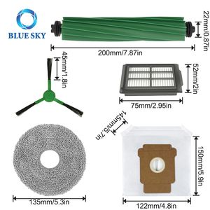 Remplacer les accessoires de <span class=keywords><strong>robot</strong></span> Tampons de vadrouille Brosse à rouleau et filtre Hepa <span class=keywords><strong>Sac</strong></span> à poussière pour iRobot R-oomba Plus 505/405 Combo <span class=keywords><strong>Robot</strong></span> <span class=keywords><strong>Aspirateur</strong></span> Pièces - Product Image 2