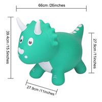 Trémie gonflable sautant pour animaux trémies de dinosaures jouets gonflables unisexes de moutons enfants jouent à la mer jouets gonflables