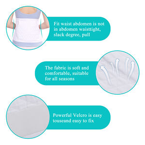 Nouveau Pure Cotton <span class=keywords><strong>Abdominal</strong></span> Binder Post-Chirurgie Fixation Drainage Tube Compatible Ceinture De Soutien Abdominale - Product Image 5