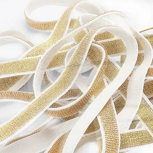 Specifiche Multiple 2cm 3cm 4cm 5cm in stock colori solidi shinny lurex latex nylon elastico nastro nastro per biancheria intima