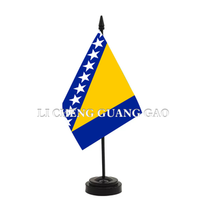 Juego de Banderas de Mesa Personalizadas de <span class=keywords><strong>Costa</strong></span> Rica con Asta de Bandera, Mini Bandera de Poliéster para Decoración de Escritorio, Venta al Por Mayor - Product Image 6