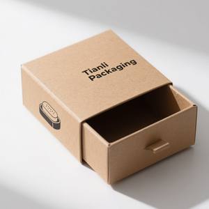 Vente en gros <span class=keywords><strong>de</strong></span> boîte en papier à savon avec logo personnalisé boîte à savon <span class=keywords><strong>de</strong></span> <span class=keywords><strong>salle</strong></span> <span class=keywords><strong>de</strong></span> <span class=keywords><strong>bain</strong></span> en papier kraft brun recyclé boîte d'emballage cadeau - Product Image 5