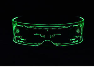 Para <span class=keywords><strong>Amazon</strong></span> Future Technology <span class=keywords><strong>Gafas</strong></span> emisoras de luz LED Tonos de carga de flash de discoteca de moda con tono de vibración sensorial - Product Image 4