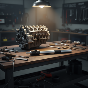 FG 215 Ca4 Auto Repair <b>Tool</b> Long Shaft With <b>Threaded</b> Section For Precision Work - Product Image 3