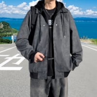 Veste pour homme, Manteau à chaîne pour homme, à capuche, Veste tendance pour homme automne-hiver, Vêtements pour homme, Veste personnalisée pour l'hiver