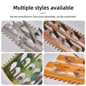 <span class=keywords><strong>Pointes</strong></span> <span class=keywords><strong>de</strong></span> sécurité anti-escalade en acier galvanisé à lame <span class=keywords><strong>de</strong></span> rasoir pour clôtures <span class=keywords><strong>de</strong></span> jardin et <span class=keywords><strong>de</strong></span> ranch (personnalisables) - Product Image 3