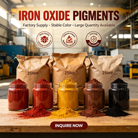 Pigment d'oxyde de fer, pigments inorganiques synthétiques, colorants d'anodisation, poudre verte Fe2O3, prix usine, oxydes hautement pigmentés
