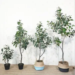 Fábrica de decoração para casa atacado, alta simulação, plantas artificiais verdes e árvores, plantas artificiais, bonsai