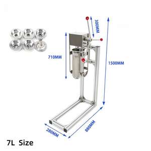Máquina para Hacer <span class=keywords><strong>Churros</strong></span> Española <span class=keywords><strong>de</strong></span> Acero Inoxidable, Extrusora Vertical <span class=keywords><strong>de</strong></span> <span class=keywords><strong>Churros</strong></span>, Económica - Product Image 4