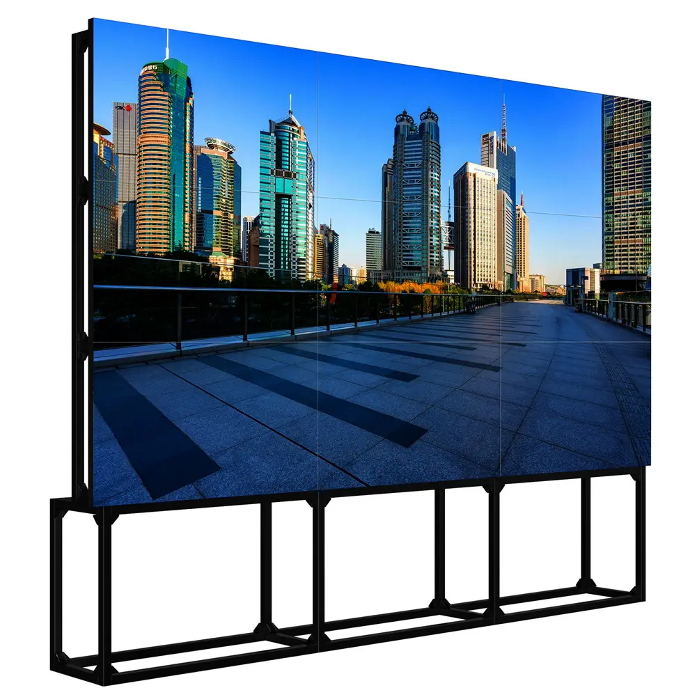 LG — cadre vidéo LCD à lunette très étroite 49 pouces, 2x2, avec contrôleur, écran vidéo LG