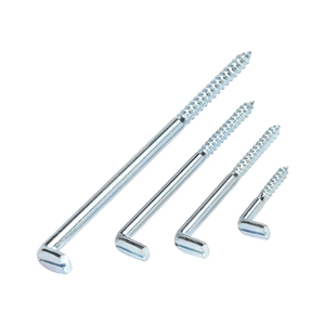 L hình vít móc Tự Khai thác góc bên phải móc, kim loại 7 hình dạng tường móc áo vít cho hình ảnh khung đèn Gương Treo - Product Image 2