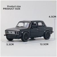 Coche de Juguete de Metal Fundido a Presión, Modelo Retro Vintage Lada Niva Todoterreno a Escala 1/36, con 3 Puertas Abribles, Modelo YZ, para Mayores de 3 Años