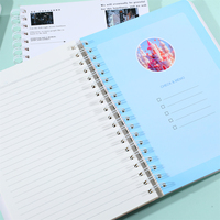 Carnet B5 avec logo personnalisé Cahier de revue à impression personnalisée Planificateur à spirale personnalisé Cahier de journal