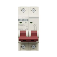 Disjoncteur miniature haute sensibilité B1-63Z 16A 20A 25A 40A 50A 63A 2P 500VDC | Commutateur d'air de conception compacte MCB