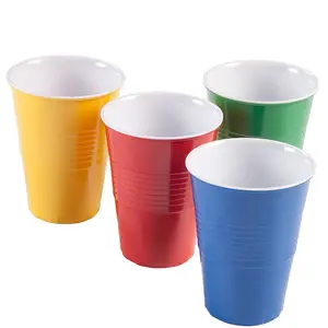 再利用可能で壊れないPBAフリープラスチックピクニックタンブラーメラミンレッドパーティーカップ