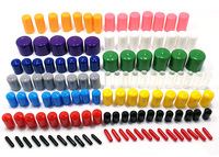 Prise de Protection PVC, 6mm, 5 pièces, adaptateur rouge, embout de tuyau en plastique