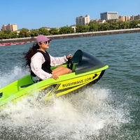 Bateau électrique OEM de type kart 16 kW, mini jet-boat facile à utiliser, équipement de sports nautiques pour le surf, la dérive en extérieur et RushWave