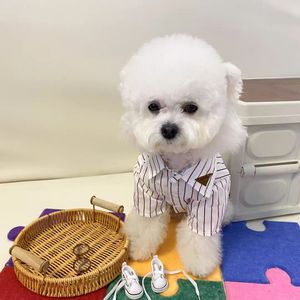Vêtements pour chien, chemise rayée légère pour petit chien, chaton, Teddy, Bichon Frisé, Schnauzer, West Highland White Terrier - Product Image 2