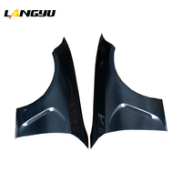 LANGyu 2018+ Modifikasi Mobil Pelindung Lumpur Serat Karbon Model M3 Fender Depan Samping untuk BMW Seri 3 G20 G28 Fender Karbon