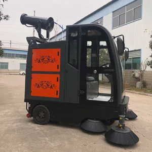 Echnomic Road Sweeper Cleaner Floor Scrubbing Riding Cleaning Machine For Sale